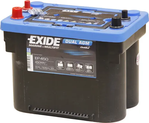 Exide EP450 Dual AGM Batterie 12V 50Ah von Osculati