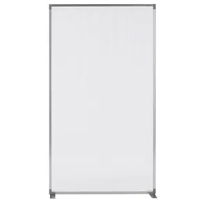 Magnetoplan Stellwand 1103851, transparente Trennwand aus Acrylglas - Trennwand aus halbtransparentem Acrylglas, ideal als freistehender Raumteiler. Kombinierbar mit anderen Magnetoplan Raumteilern, perfekt für Büros und offene Räume.