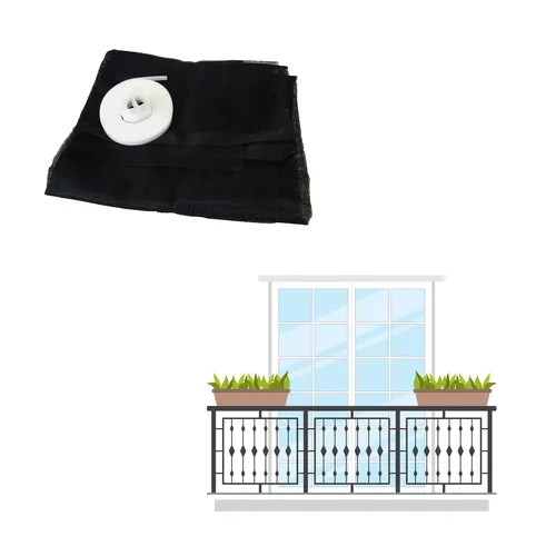 Polyester Insektenschutz Tür 2 x 0,65 m x 2,20 m