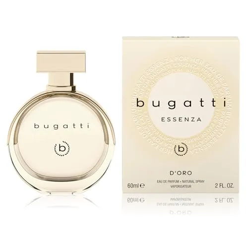 Bugatti Essenza D'Oro Eau de Parfum 60 ml - Elegantes Eau de Parfum für Frauen, das sinnliche Momente einfängt. Die harmonische Komposition aus fruchtigen und blumigen Noten sorgt für ein unvergessliches Dufterlebnis.