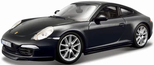 Porsche 911 Carrera S Schwarz 1:24 BBURAGO - Detailgetreues Modellauto in 1:24, perfekt für Sammler und Porsche-Fans, bietet realistische Features und hohe Qualität.