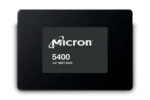 Micron 5400 MAX SATA SSD 960 GB - Festplatte mit 960 GB Speicher, bietet hohe Leistung und Zuverlässigkeit für anspruchsvolle Anwendungen und Gaming.