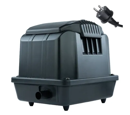KERRY Teichbelüfter KEA3600 - Teichbelüfter mit 3600 L/h Förderleistung, ideal für Gewässer bis 30.000 Liter. Leise und effizient mit acht Ausgängen für optimale Sauerstoffversorgung.