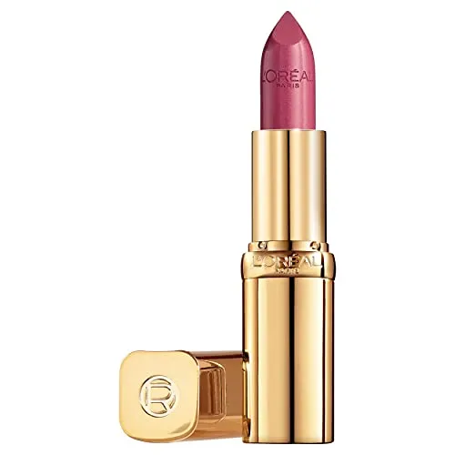L'Oréal Paris Color Riche Satin Lippenstift Nr. 265 Rose Perle - Hochwertiger Lippenstift mit 75% pflegenden Inhaltsstoffen, für intensiv farbige und gleichzeitig gepflegte Lippen. Seidiges Satin Finish und bis zu 12 Stunden Feuchtigkeit.