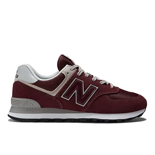 New Balance ML574EVM Burgundy Sneaker 44 - Vielseitig & Klassisch - Der New Balance 574 ist ein zeitloser Sneaker, der Sport- und Alltagsstil vereint. Ideal für jeden Anlass, bietet er Komfort und ein schlichtes Design, das nie aus der Mode kommt.