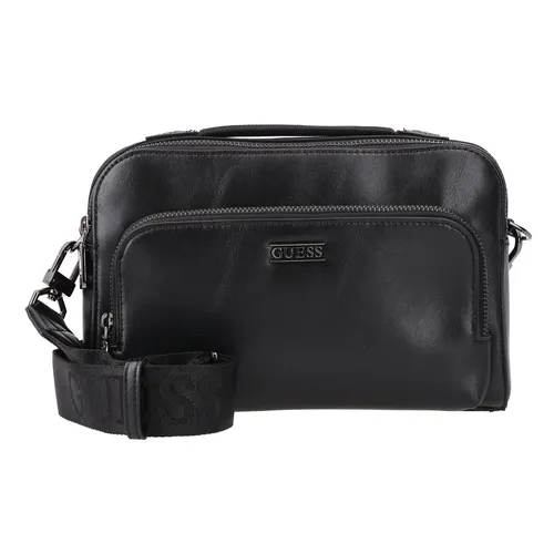 Guess Boston Handtasche 23 cm schwarz - Elegante Begleiterin für jeden Anlass - Handtaschen - Stilvolle Guess Boston Handtasche in elegantem Schwarz, perfekt für den täglichen Gebrauch und besondere Anlässe.