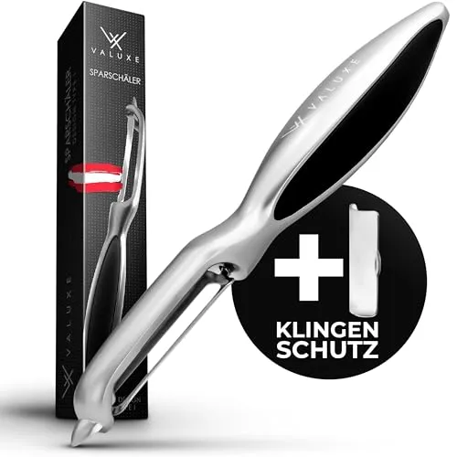 VALUXE® Sparschäler mit scharfer Edelstahl-Klinge & rutschfestem Griff
