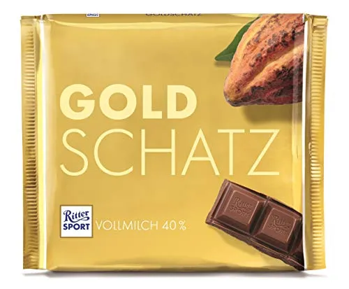 Ritter Sport Goldschatz 250G Schokolade