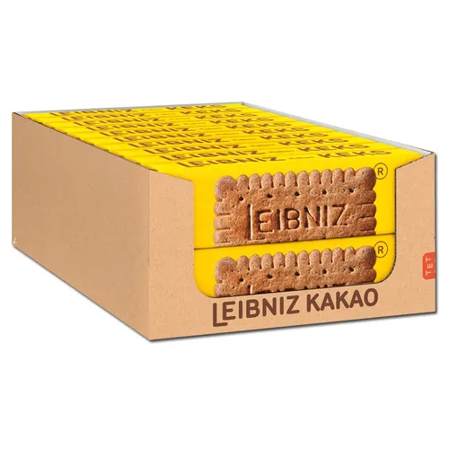 Bahlsen Leibniz Kakaokeks, Gebäck, 20 Packungen je 200g 7,44€/1kg