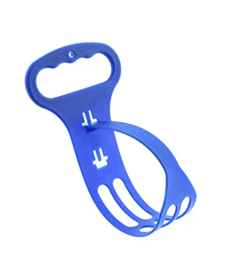 Kabelbinder mit Handgriff in blau von KALLE DAS KABEL