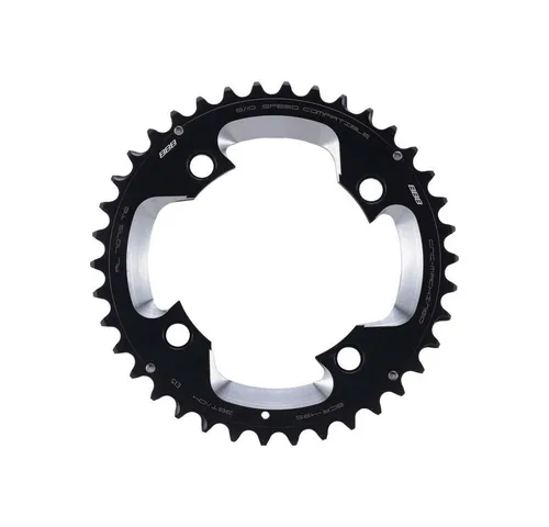 BBB Kettenschaltung BBB Kettenblatt MTB Gear comp. 3x10 Shimano 38T/104mm anthrazit