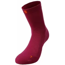 Bauerfeind Ultralight Mid Cut Laufsocken Damen-Berry, Größe 35-37 (auch verfügbar in 38-40)