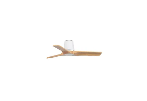 Faro DC Deckenventilator Heywood Tub S Weiß 90 - Eleganter Deckenventilator für optimale Luftzirkulation, inklusive Fernbedienung mit 6 Geschwindigkeiten und Timer, ideal für Wohnräume.