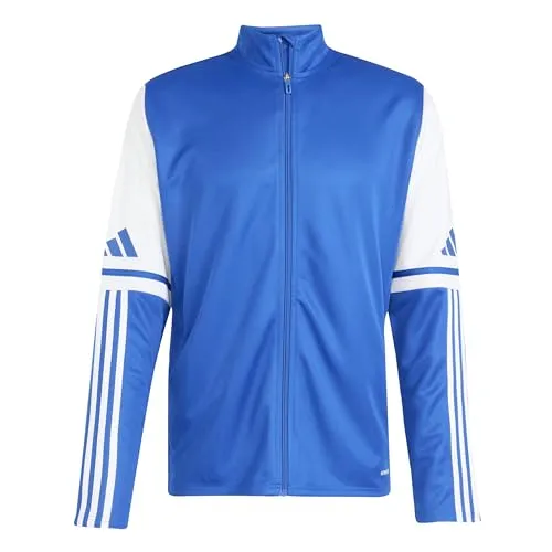Adidas Herren SQUADRA25 Trainingsjacke, Team royal Blue/White, XS - Moderne Trainingsjacke mit durchgehendem Reißverschluss und Stehkragen. Hergestellt aus recyceltem Polyester, ideal für Training und Freizeit.