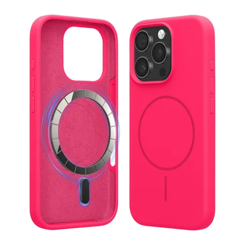 Soft Silikon Case für Apple iPhone 16 Pro magnetische Hülle