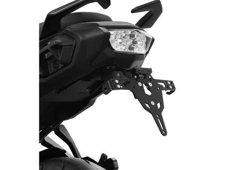 ZIEGER Kennzeichenhalter Pro für Suzuki GSX-S1000 GT - Hochwertiger Kennzeichenhalter in Schwarz für optimale Sichtbarkeit und Sicherheit, inklusive Montageset und E-geprüfter Kennzeichenbeleuchtung.