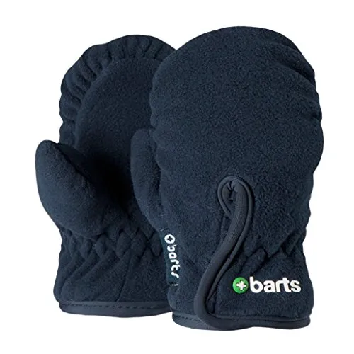 Barts Baby - Jungen Fleece Mitts Infants Fäustlinge, Blau (NAVY 0003), Neugeboren (Herstellergröße: 0)