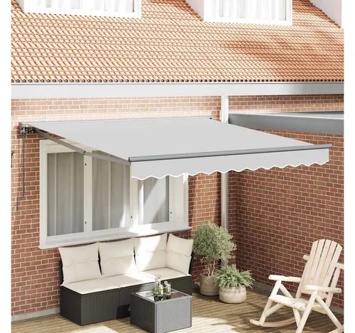 furnicato Einziehbare Markise 300 x 250 cm in Anthrazit - Elegante und platzsparende Markise für Terrasse oder Balkon. Mit robustem Rahmen und zeitlosem Design ist sie ideal für den täglichen Einsatz.