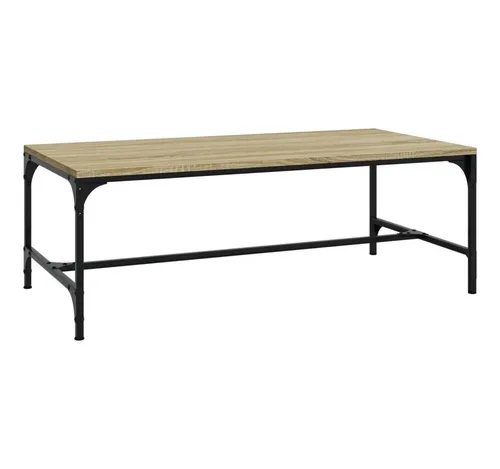 Couchtisch Sonoma-Eiche 100x50x35 cm - Tische & Stehtische - Moderner Couchtisch aus Holzwerkstoff in eleganter Sonoma-Eiche-Optik, ideal für Ihr Wohnzimmer und platzsparend mit 35 cm Höhe.
