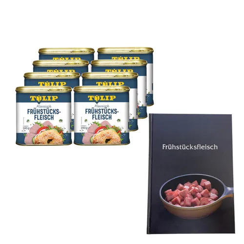 TULIP Frühstücksfleisch Schwein 340g – Dänische Delikatesse - Genießen Sie das schmackhafte Frühstücksfleisch aus Dänemark. Ideal für ein herzhaftes Frühstück oder als Snack, verpackt in praktischer Konserve.