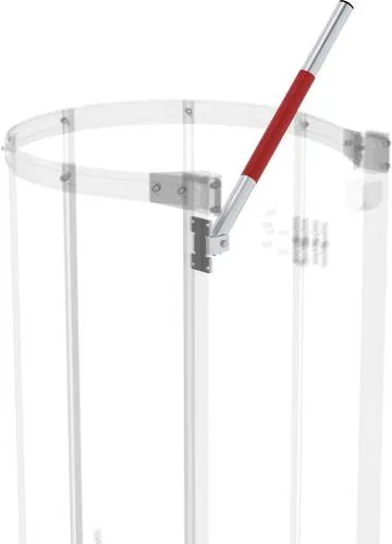 Produktbild Sicherungsschranke Steigleiter 1arm. St verzinkt