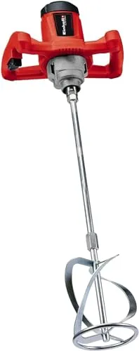 Einhell Farb-Mörtelrührer TC-MX 1200 E - 1.200 W, kompakte 1-Gang-Maschine mit Drehzahl-Elektronik, ideal zum Mischen von Farben und zähflüssigen Materialien