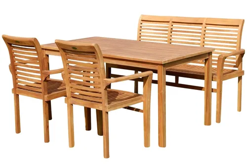 ECHT TEAK XL Gartengarnitur von ASS