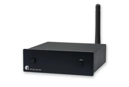 Pro-Ject Bluetooth Box S2 HD - Hochwertiger Bluetooth-HD-Audioempfänger, schwarz - Erleben Sie erstklassigen Sound mit dem Pro-Ject Bluetooth Box S2 HD. Ideal für drahtloses Streaming und kompatibel mit verschiedenen Geräten.