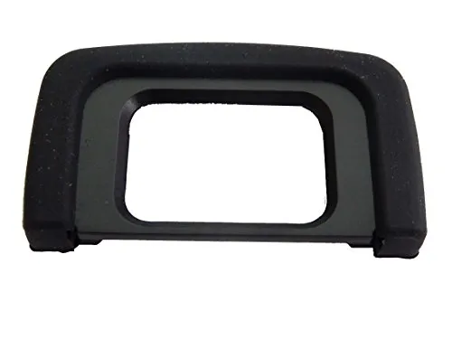 vhbw Augenmuschel Sucher kompatibel mit Nikon D3100, D3200, D3300, D3400, D3500, D5000, D5100, D5200, D5300, D5500 Kamera Spiegelreflexkamera DSLR Okular - Schwarz