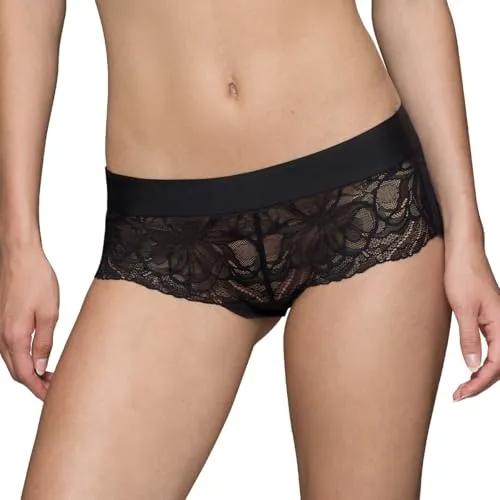Triumph Damen Body Make-Up Illusion Lace Shorty, SCHWARZ, 38 - Funktionsunterwäsche mit modernem Rückendesign, glattem Bund und unsichtbarer Bindung für höchsten Tragekomfort und ein elegantes Erscheinungsbild.