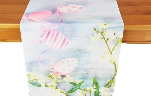 Tischläufer OSTERFREUDE 40x150 cm tolles Druck-Motiv Eyecatcher Ostern Frühling