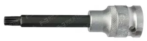 1x Schraubendreheinsatz, 1/2 Zoll, T-Profil, T27 x 100 mm, 05340SB SW-Stahl
