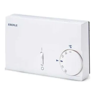 Eberle RTR-E 7610 Raumthermostat Aufputz - Zweistufiger elektronischer Raumregler für effiziente Heizungsregelung. Ideal für Nachtspeicher- und Elektrodirektheizungen, sorgt für optimale Heizkostenkontrolle.