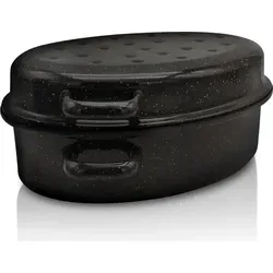 Krüger Gansbräter 38 cm Folie G3808F - Pfannen für perfekte Festtagsgerichte, ideal zum Braten und Garen von Gänsen und anderen großen Fleischstücken.