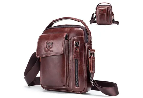 REDOM Umhängetasche Crossbody Bag Henkeltasche Aktentasche Tragetasche (Arbeitstasche mit Griff Schultergurt, Bürotasche, Freizeittasche, Unitasche, Kunstledertasche), für Herren Frauen Jungen Freizeit Arbeit Business Schule Büro Reisen