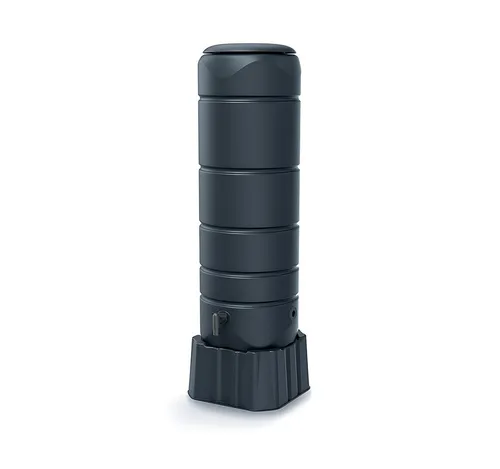 Kreher® Kompakte Regentonne 110 Liter mit Wasserhahn