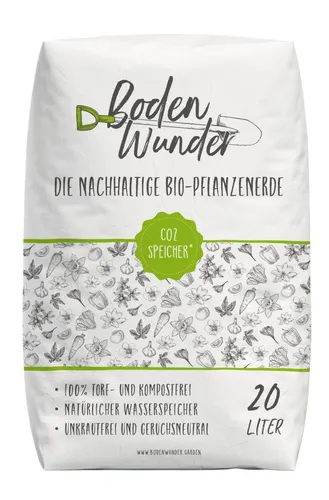 Bio Pflanzerde Bodenwunder 20 L torffrei