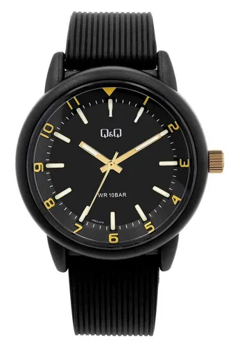 Q&Q Quarzuhr VR52J011Y - Sportliche Armbanduhr mit hochwertigem Quarzuhrwerk, wasserdicht bis 10 ATM und Silikonarmband für optimalen Tragekomfort. Ideal für Alltag und Sport.