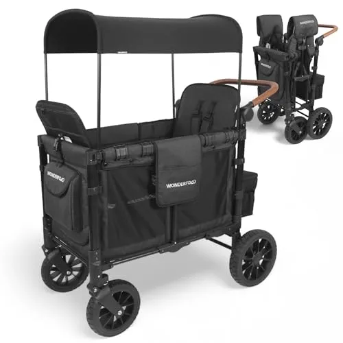 WonderFold W2 Luxe KinderVan in schwarz von WonderFold Outdoor