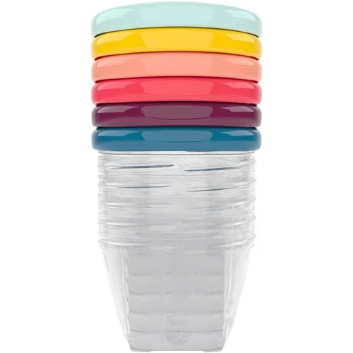 Babymoov Bowls Multicolor Schüssel mit Deckel Color 6x180 ml