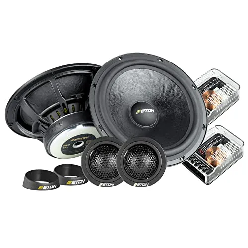 PRO 16P Car-HiFi-Lautsprecher - Leistungsstarker 2-Wege Lautsprecher mit 2x 70 Watt RMS, ideal für erstklassigen Sound im Auto, kompakte Einbautiefe von nur 66 mm.
