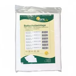 Bettschutzeinlage Folie Frottee 100x200cm - Arzneimittel - Kochfeste, wasserundurchlässige Bettschutzeinlage aus weichem Frottee, ideal für sicheren Schutz der Matratze.