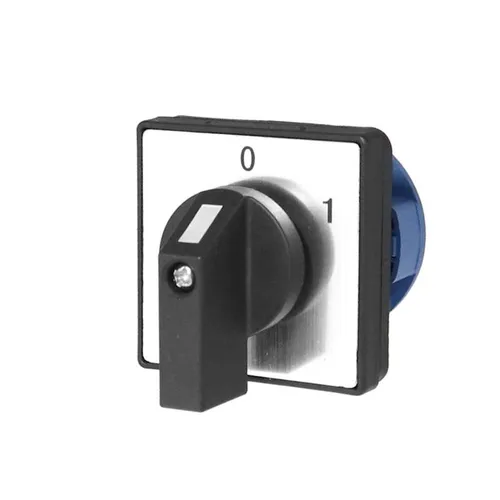 Nockenschalter 48x48mm (0/1) 1xEIN/1xAUS 230/400V 20A Hauptschalter Drehschalter