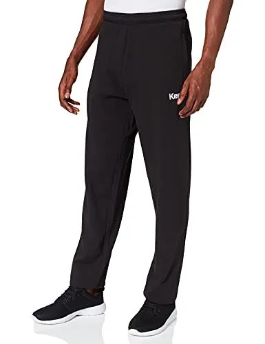 Kempa Unisex Teamsport Sweathose, Schwarz, XL EU - Hochwertige Hosen für Sport und Freizeit mit Kontrastkordel, zwei praktischen Taschen und stilvollem Kempa-Schriftzug.