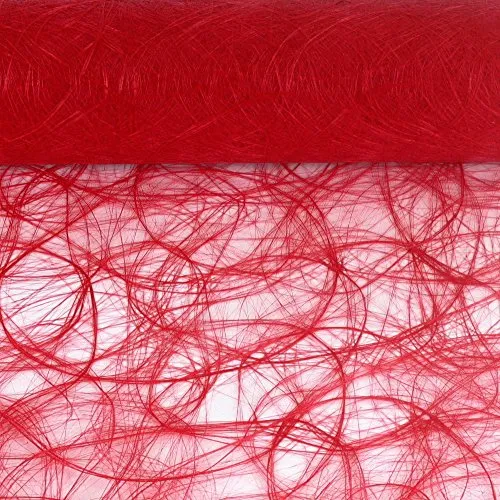 Sizoweb Tischband Rot 25 Meter lang 30cm breit