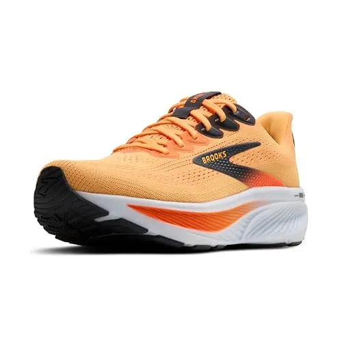 Brooks Herren Ghost 17 Laufschuh orange 44.0 - Laufschuhe mit ultra-sanftem Laufgefühl dank stickstoff-injizierter DNA LOFT v3 Zwischensohle. Atmungsaktives Obermaterial und nachhaltige Außensohle für besten Komfort und Traktion.