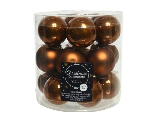 Weihnachtsbaumschmuck Braun von Kaemingk