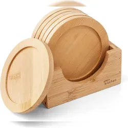 Glasuntersetzer & Bierdeckel Braun von joeji's Kitchen