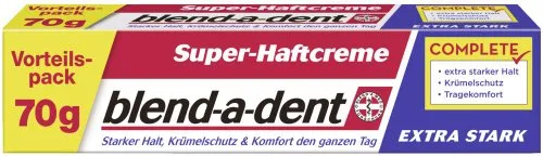 Blend-a-dent Super-Haftcreme extra stark 70g, 6er Pack