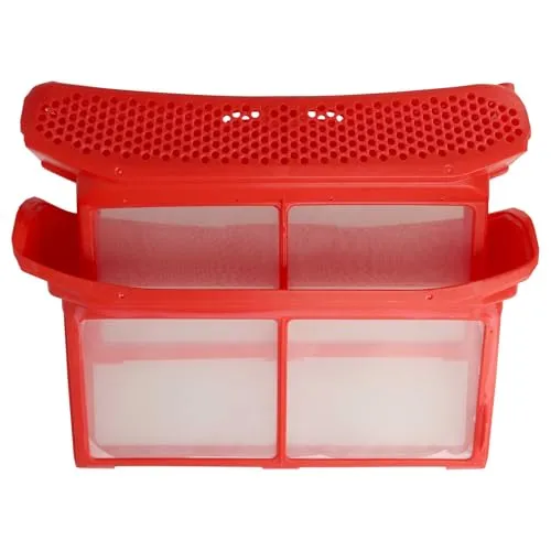 vhbw Flusensieb kompatibel mit Bosch/Siemens WT43W Serie Wäschetrockner, Wärmepumpentrockner - Filter + Halter